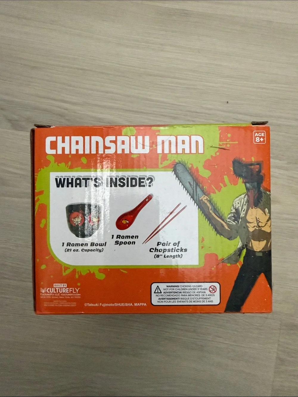 Chainsaw Man Ramen Bundle - Red/Black Anime Bowl Set